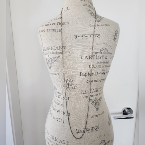 Long rhinestone necklace - Picture 1 of 5